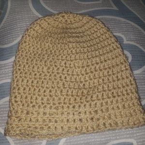 Khaki Crochet Beanie